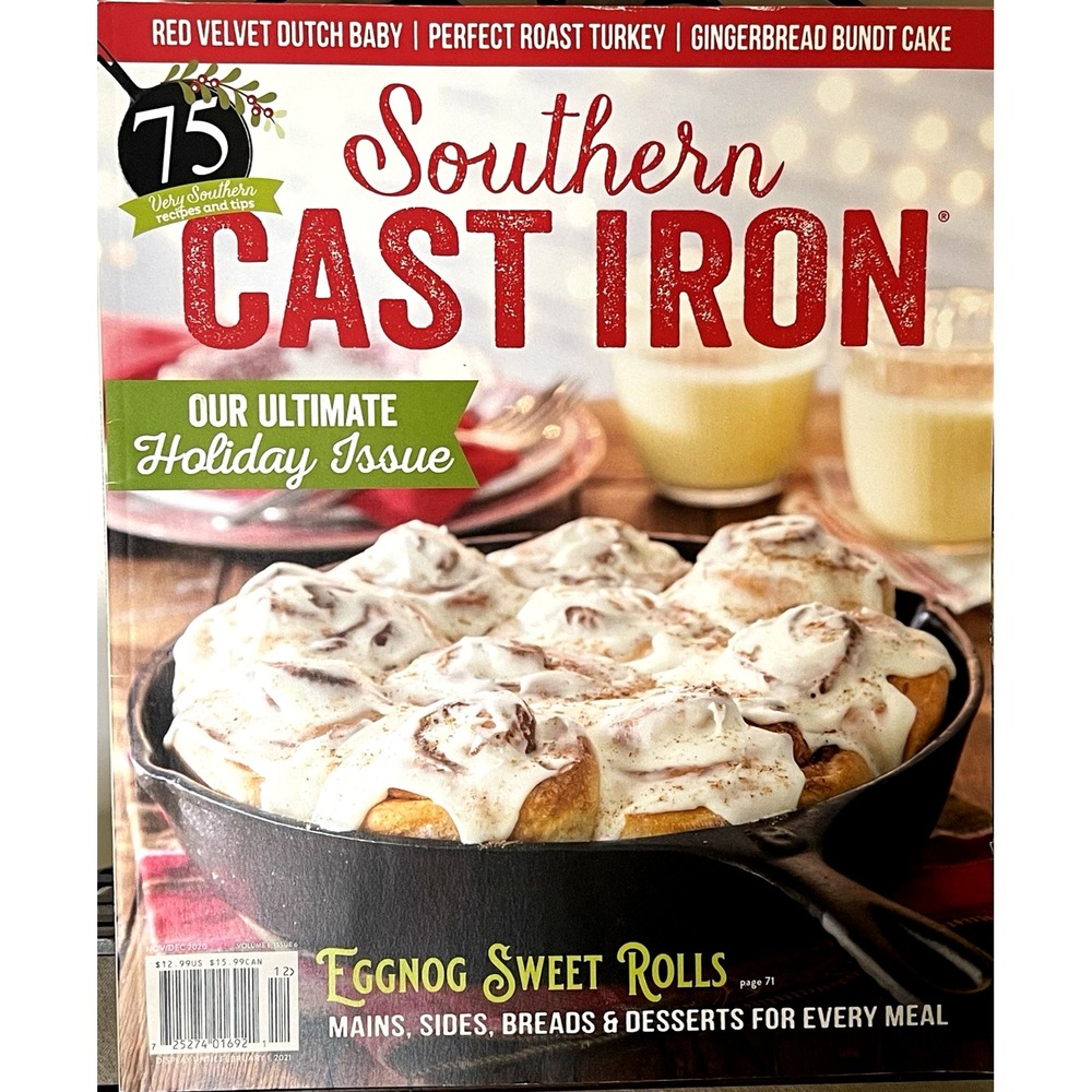 Southern‎ Cast Iron Magazine November/December 2020 Southern Recipes + Cast Iron